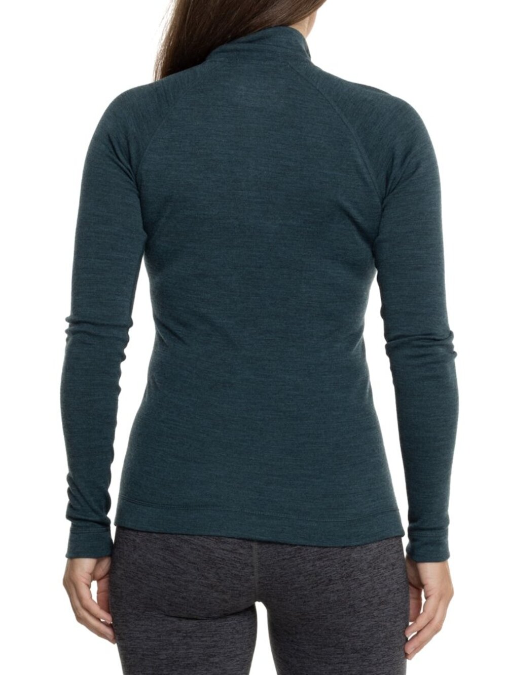 NEW SmartWool Classic Thermal Base Layer Top 100% Merino Wool Zip Neck 4S2 268 - Picture 2 of 5